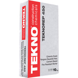 Teknorep 450 Çimento Esaslı Yangına Karşı Dayanıklı Harç